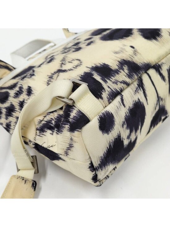 Gucci Backpack Nylon Ivory Navy 003 main image 7